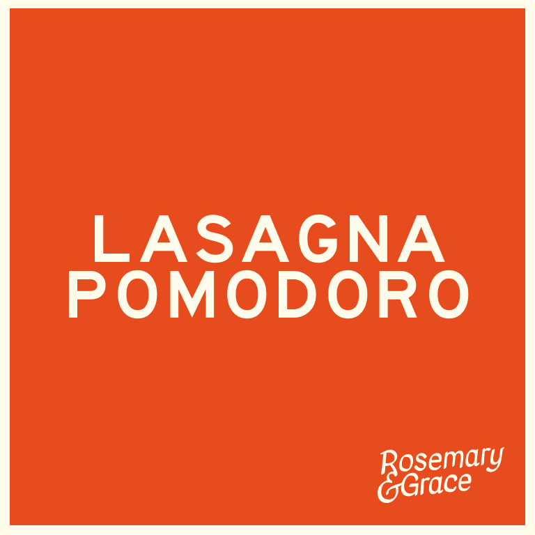 Lasagna Pomodoro