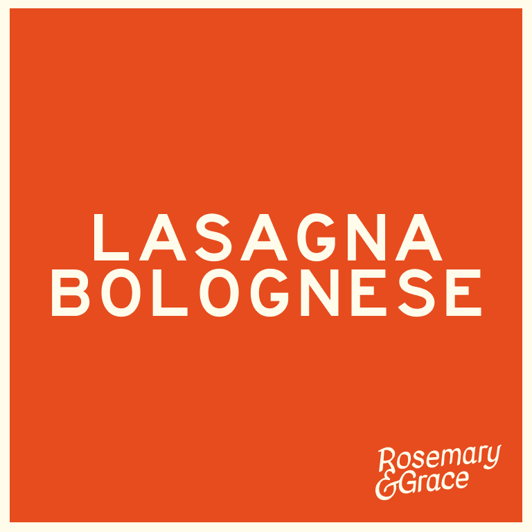 Lasagna Bolognese